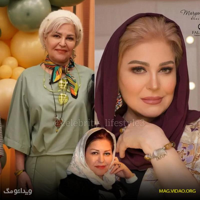 اکرم محمدی بازیگر نقش «خانم بزرگ» در سریال ستایش + همسرش و دخترش 9